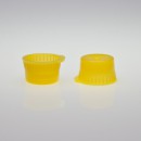 Kendall Blood Tube Cap,  Ezee-Topper, Yellow, 13mm - Kendall Healthcare - 127-0019-504