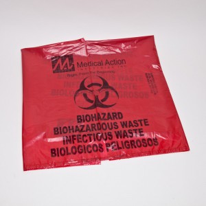 Biohazardous Waste Bags, 40-45 Gal - Medical Action Industries, Inc. - F718