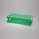 187881300 POXYGRID® 1/2 SIZE TESTTUBE RACK 10-13MM GREEN - Bel Art - F187881300