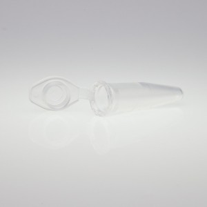 1.5mL Microcentrifuge Tube with Attached Cap - Globe Scientific - 111558