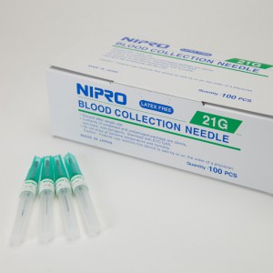 Nipro Blood Collection Needle, 20gx1-1/2" - Nipro Medical Corp.- NM+21G25